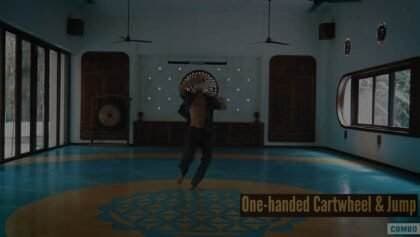 Cartwheel & Jump | Acrobatic Poi Combo
