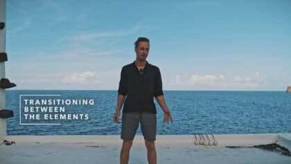 Transitions between the elements (with your arms)